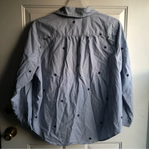 Aerie women’s starry button down shirt size XL - Picture 2 of 6
